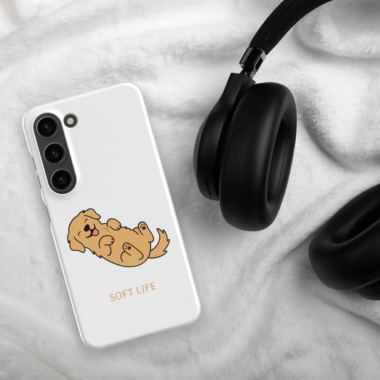 Etui Soft Life — Golden Retriever | Samsung Galaxy S23/S24 - Phone Case dla miłośników psów - HauHau Style