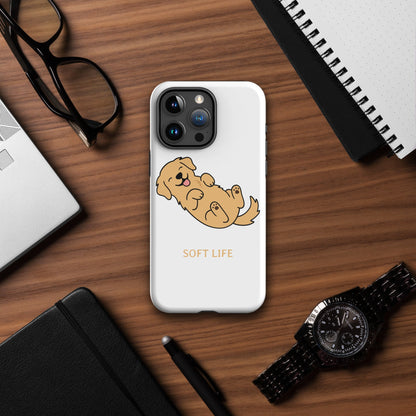 Etui na telefon Soft Life — Golden Retriever - Phone Case dla miłośników psów - HauHau Style