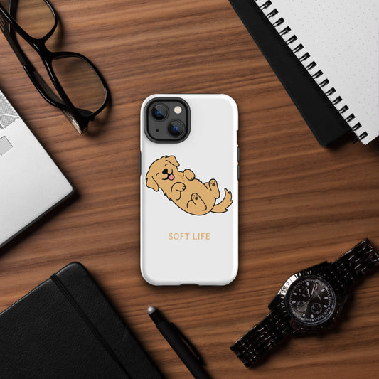 Etui na telefon Soft Life — Golden Retriever - Phone Case dla miłośników psów - HauHau Style