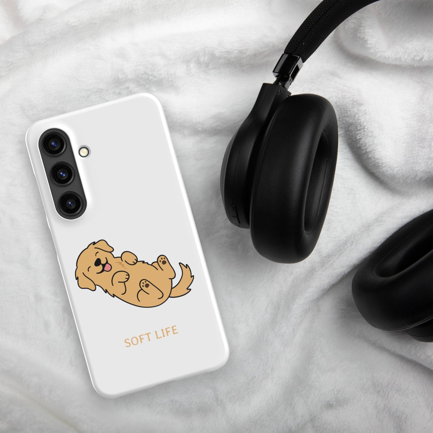 Etui Soft Life — Golden Retriever | Samsung Galaxy S23/S24 - Phone Case dla miłośników psów - HauHau Style
