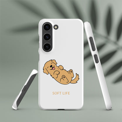 Etui Soft Life — Golden Retriever | Samsung Galaxy S23/S24 - Phone Case dla miłośników psów - HauHau Style