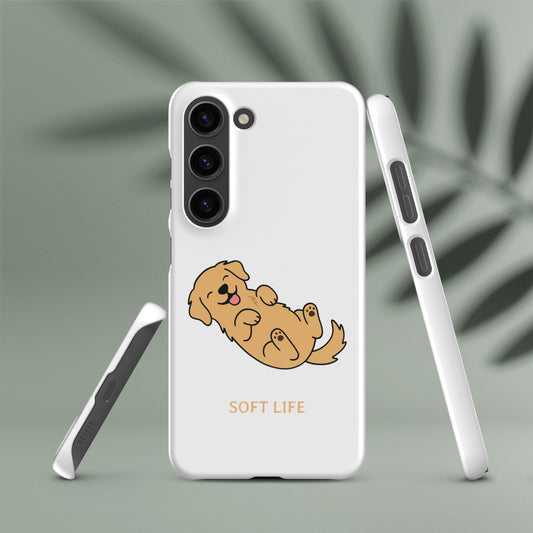 Etui Soft Life — Golden Retriever | Samsung Galaxy S23/S24 - Phone Case dla miłośników psów - HauHau Style