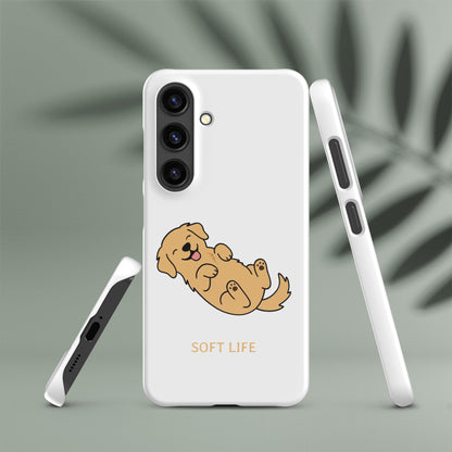 Etui Soft Life — Golden Retriever | Samsung Galaxy S23/S24 - Phone Case dla miłośników psów - HauHau Style