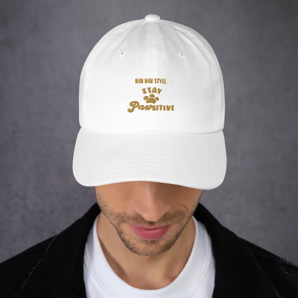 HauHau Style – Czapka Myśl łapkowo - Hat dla miłośników psów - HauHau Style