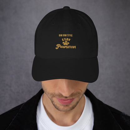 HauHau Style – Czapka Myśl łapkowo - Hat dla miłośników psów - HauHau Style