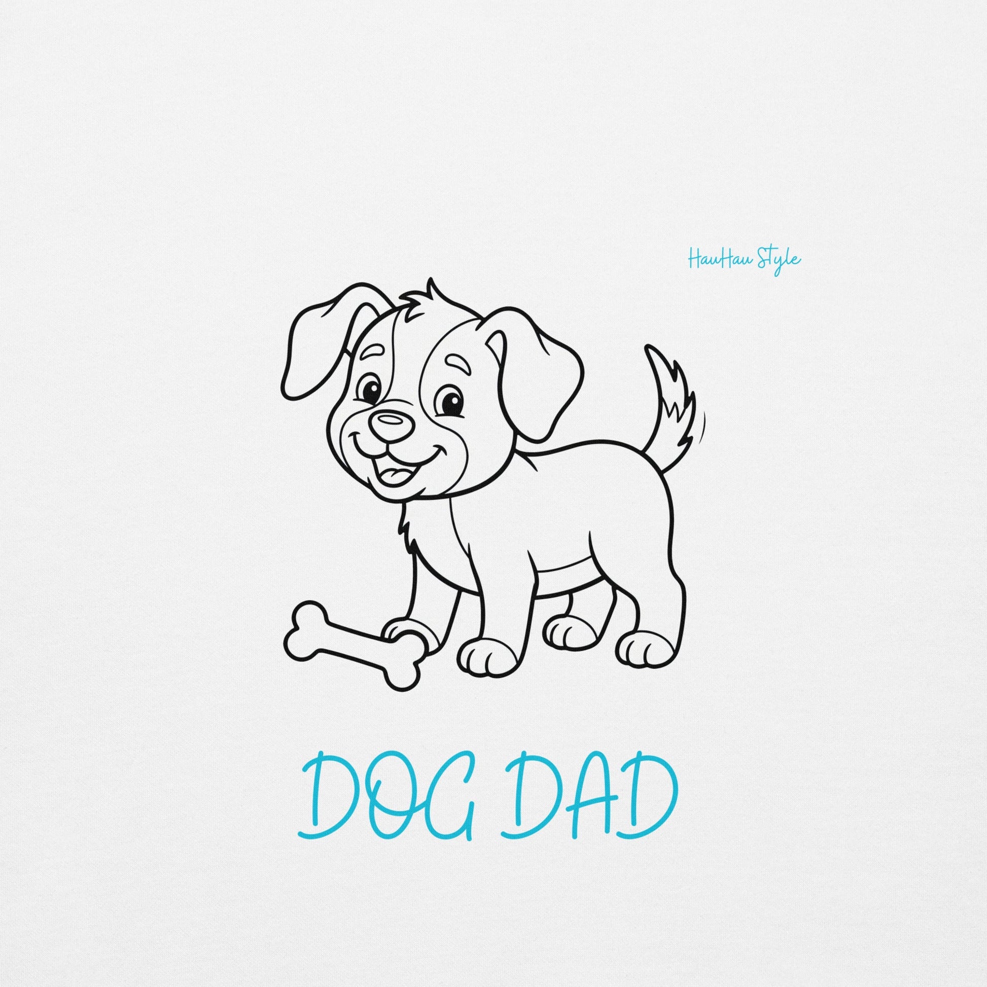 HauHau Style – Dog Dad Bluza - dla miłośników psów - HauHau Style