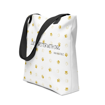 HauHau Style – Torba Życie Jest Lepsze - Tote Bag dla miłośników psów - HauHau Style