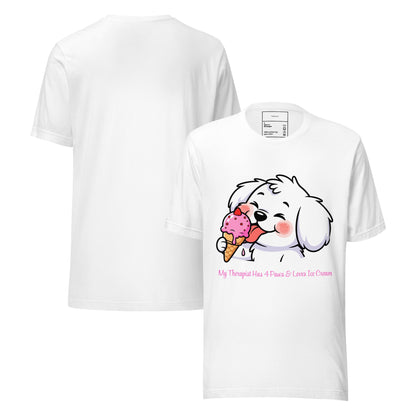Ice Cream & Dogs — Koszulka dla Łasuchów i Psich Mam - T-Shirt dla miłośników psów - HauHau Style