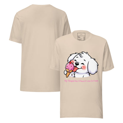 Ice Cream & Dogs — Koszulka dla Łasuchów i Psich Mam - T-Shirt dla miłośników psów - HauHau Style