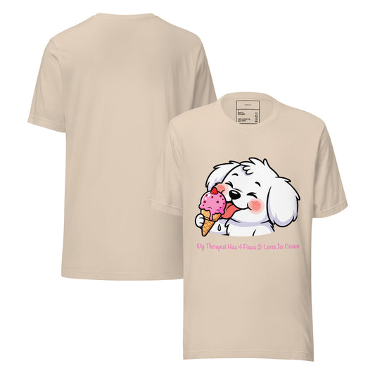 Ice Cream & Dogs — Koszulka dla Łasuchów i Psich Mam - T-Shirt dla miłośników psów - HauHau Style