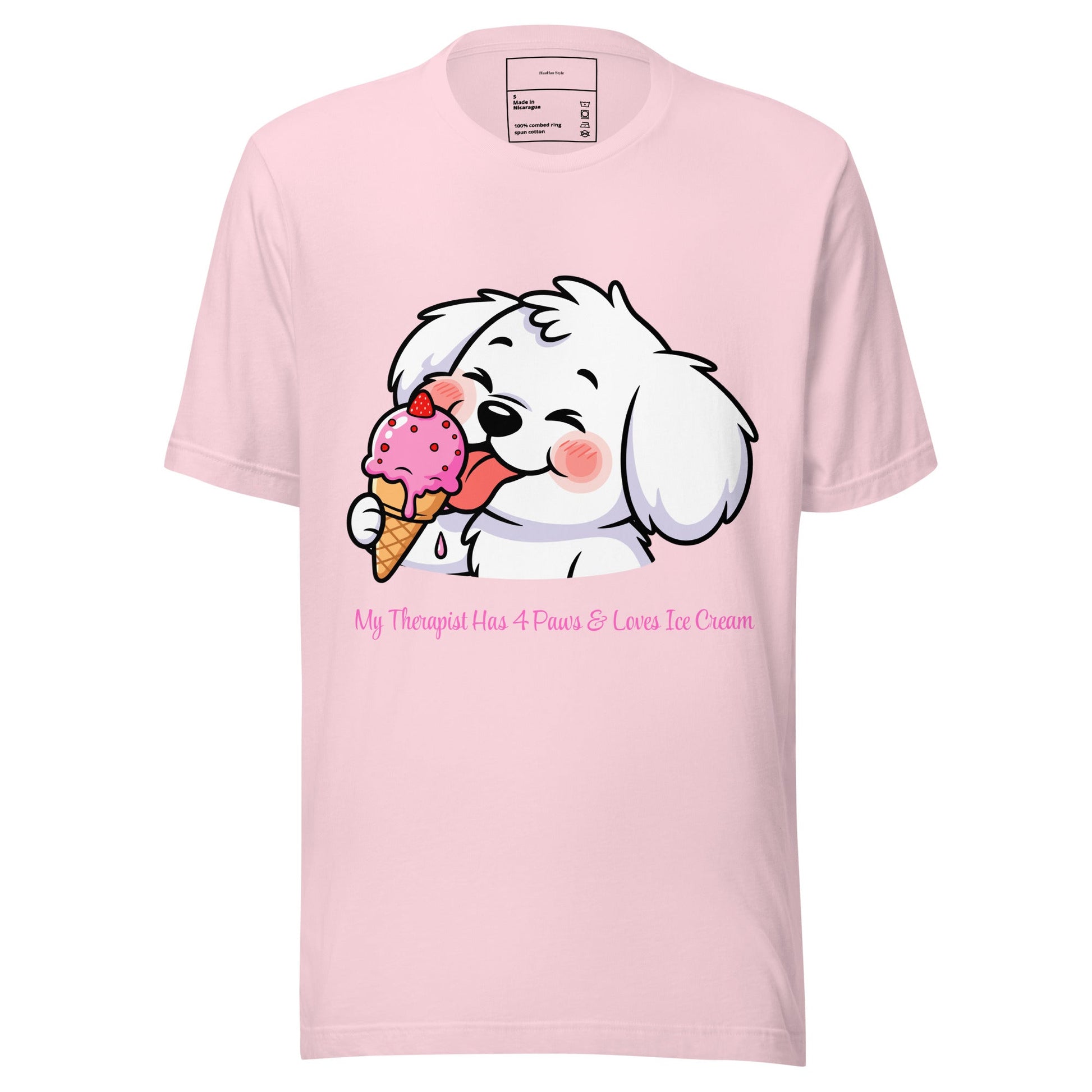 Ice Cream & Dogs — Koszulka dla Łasuchów i Psich Mam - T-Shirt dla miłośników psów - HauHau Style