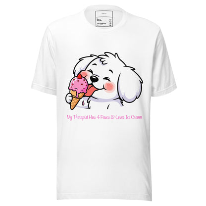 Ice Cream & Dogs — Koszulka dla Łasuchów i Psich Mam - T-Shirt dla miłośników psów - HauHau Style