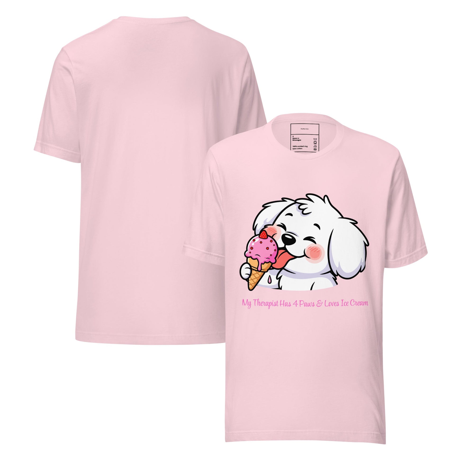 Ice Cream & Dogs — Koszulka dla Łasuchów i Psich Mam - T-Shirt dla miłośników psów - HauHau Style