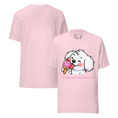 Ice Cream & Dogs — Koszulka dla Łasuchów i Psich Mam - T-Shirt dla miłośników psów - HauHau Style
