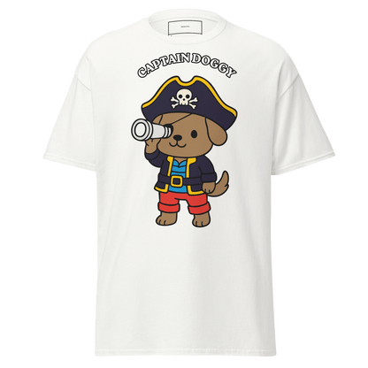 Koszulka Kapitan Doggy - T-Shirt dla miłośników psów - HauHau Style