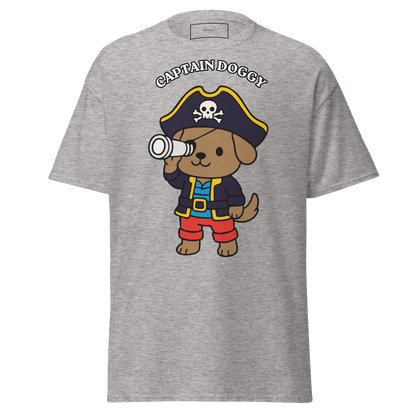 Koszulka Kapitan Doggy - T-Shirt dla miłośników psów - HauHau Style