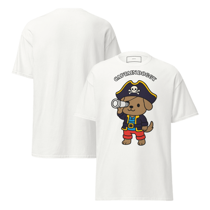 Koszulka Kapitan Doggy - T-Shirt dla miłośników psów - HauHau Style