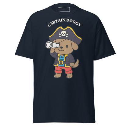 Koszulka Kapitan Doggy - T-Shirt dla miłośników psów - HauHau Style