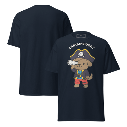 Koszulka Kapitan Doggy - T-Shirt dla miłośników psów - HauHau Style