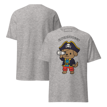 Koszulka Kapitan Doggy - T-Shirt dla miłośników psów - HauHau Style