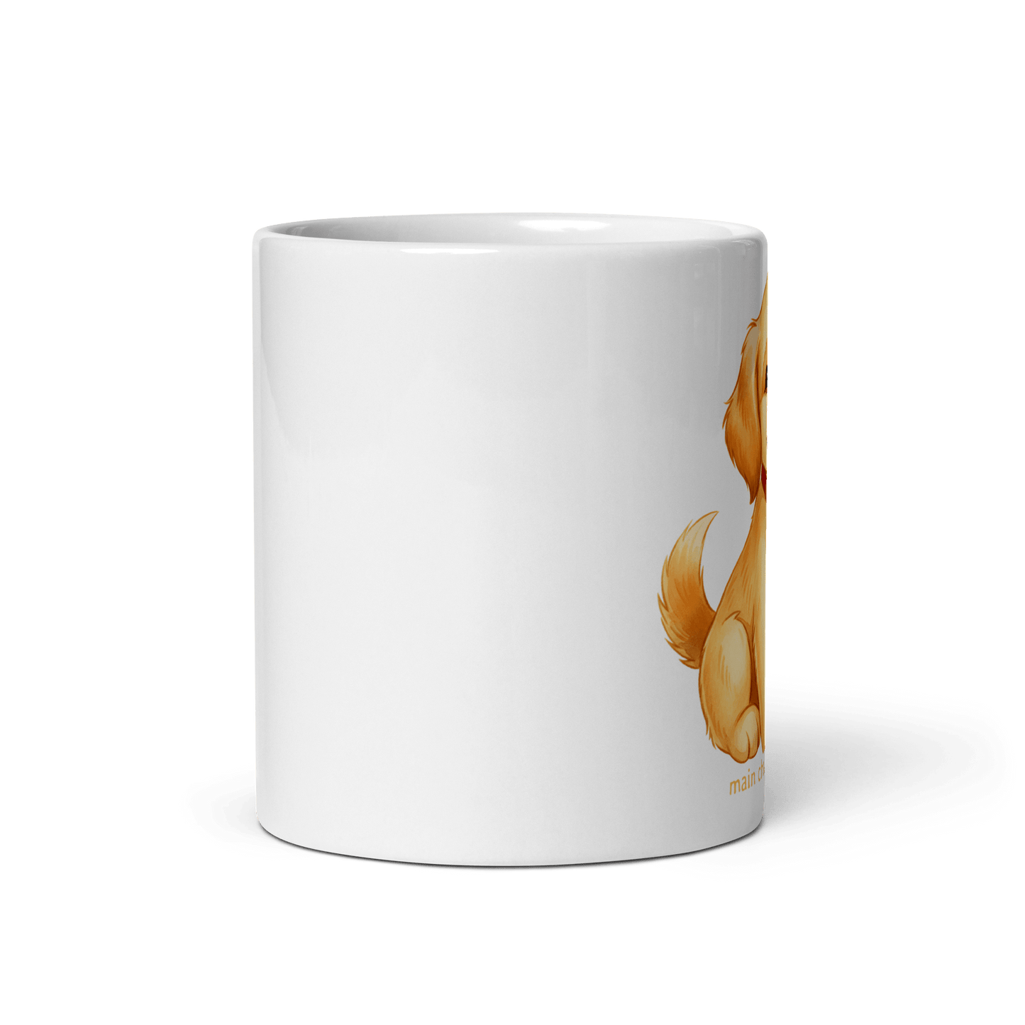 Kubek Main Character Energy — Golden Retriever - Mug dla miłośników psów - HauHau Style