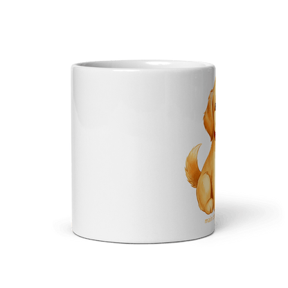 Kubek Main Character Energy — Golden Retriever - Mug dla miłośników psów - HauHau Style