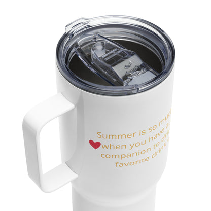 Lato jest Lepsze z Goldenem — Kubek Termiczny dla Miłośników Psów - Mug dla miłośników psów - HauHau Style