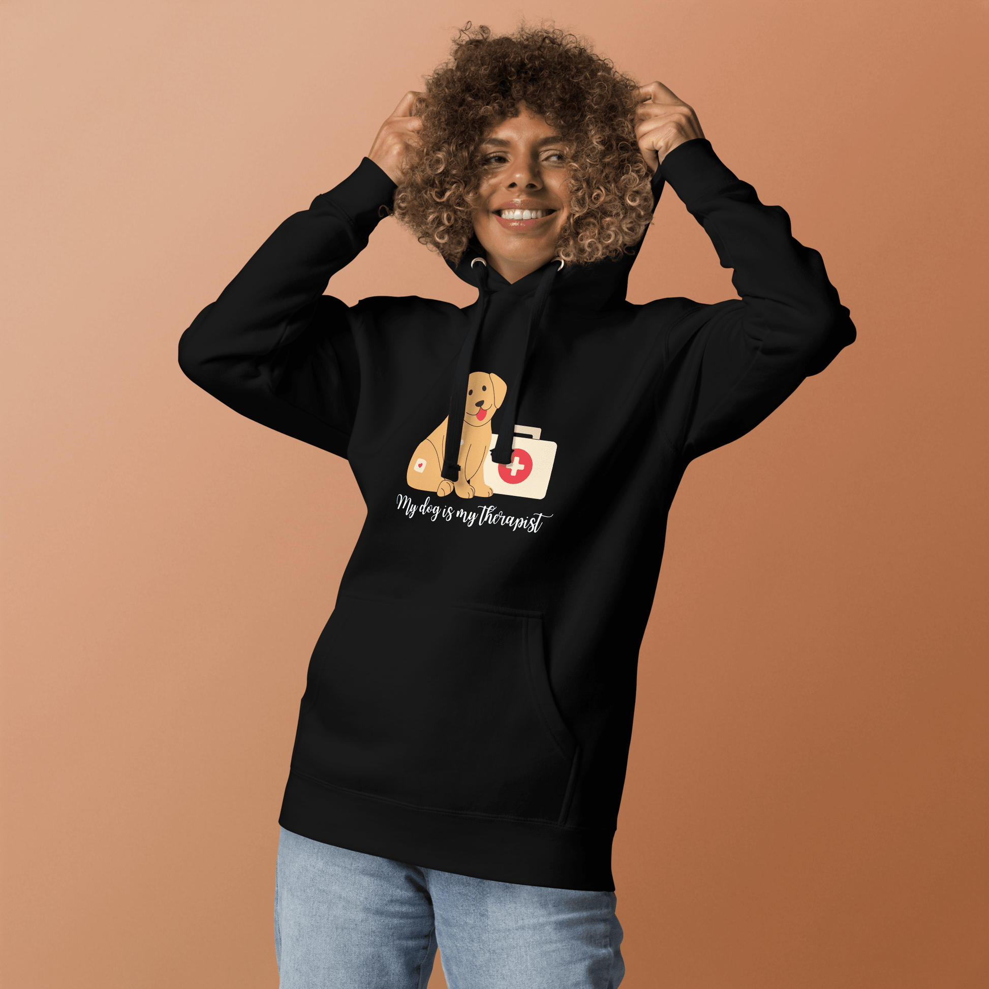 Mój Pies Jest Moim Terapeutą – Bluza - Sweatshirt dla miłośników psów - HauHau Style