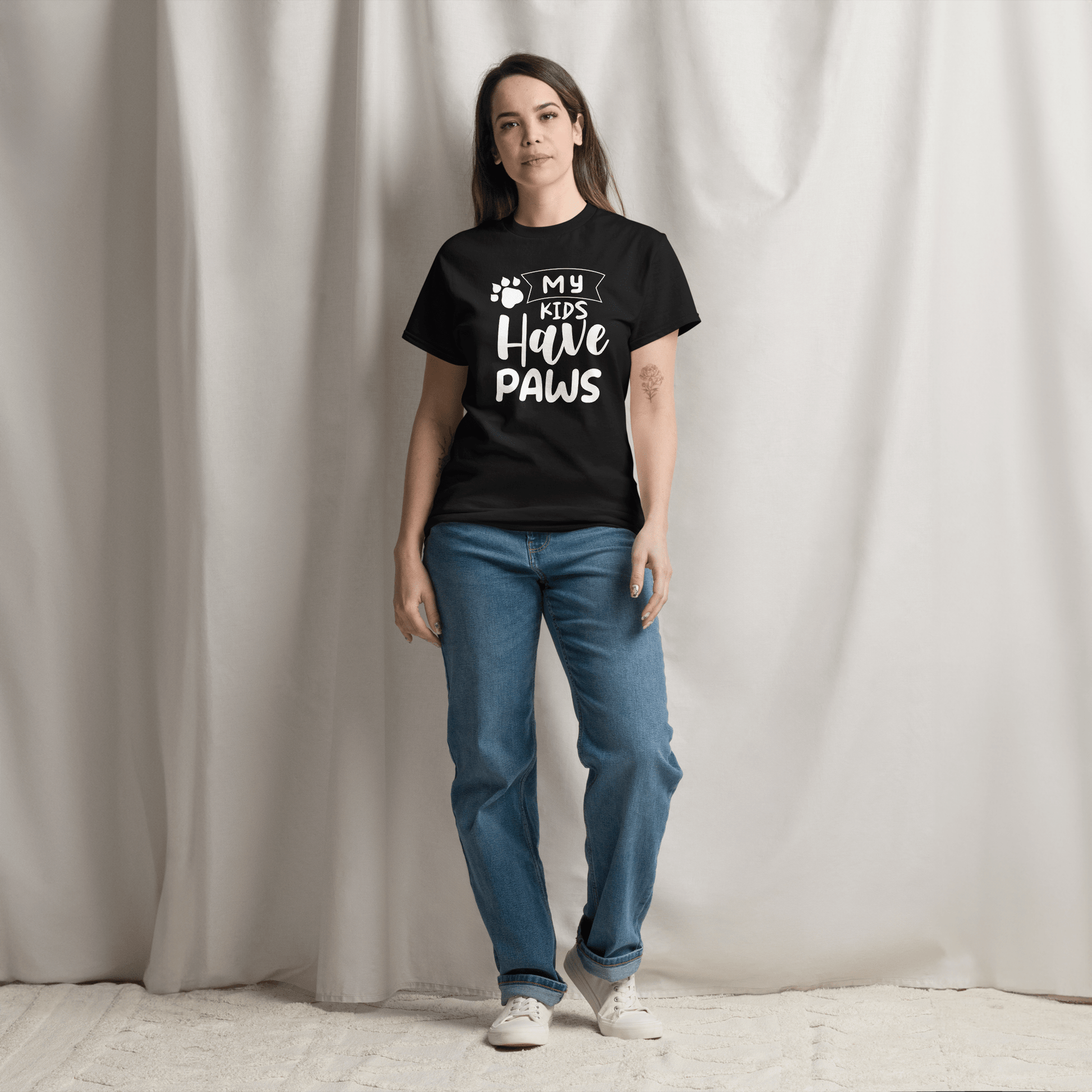 Moje Dzieci Mają Łapy – Koszulka - T-Shirt dla miłośników psów - HauHau Style