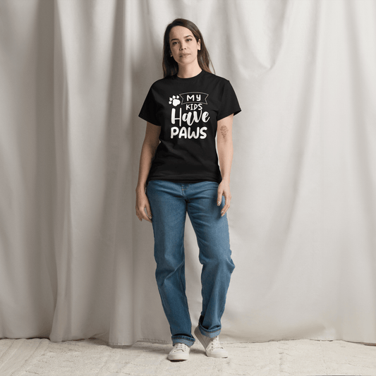 Moje Dzieci Mają Łapy – Koszulka - T-Shirt dla miłośników psów - HauHau Style