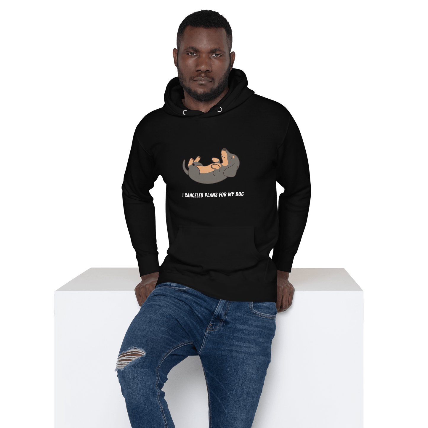 Odwołałem Plany – Bluza - Sweatshirt dla miłośników psów - HauHau Style