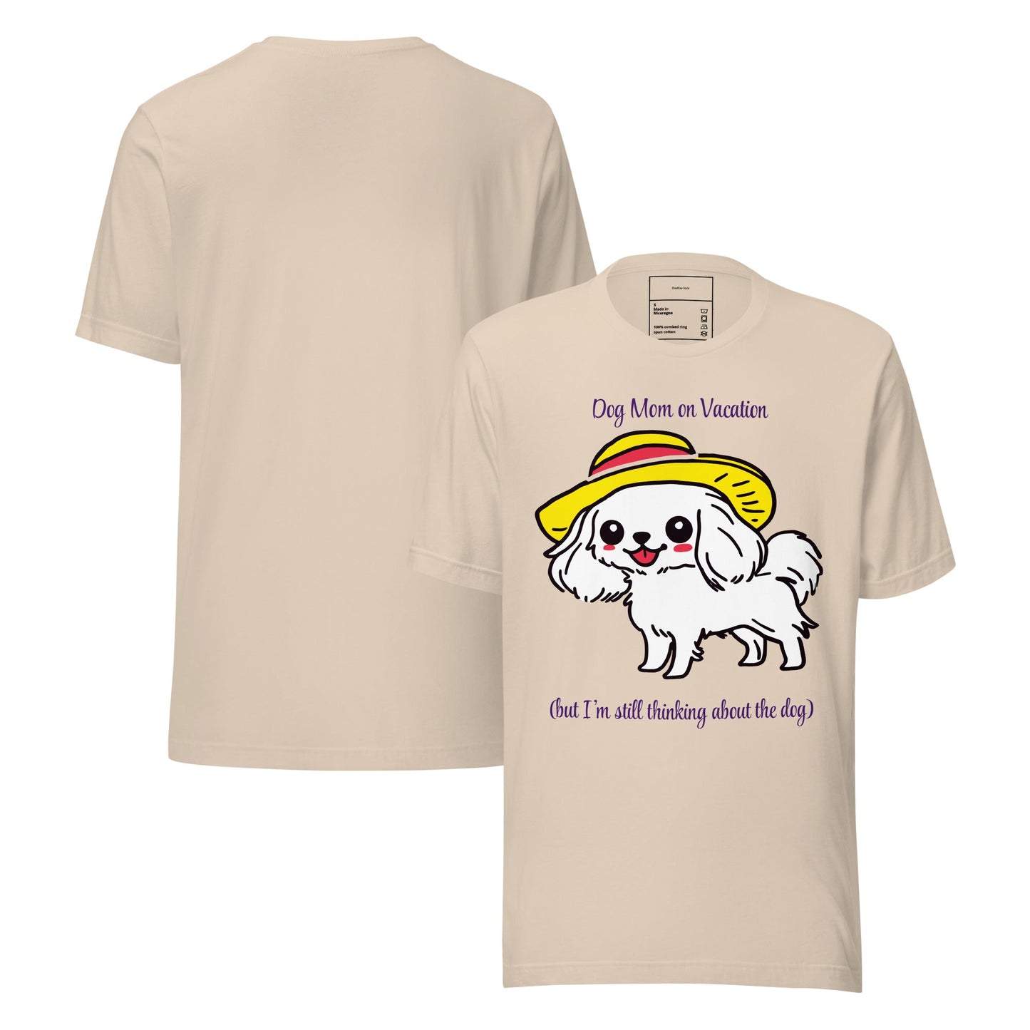 Psia Mama na Wakacjach — Koszulka dla Oddanych Opiekunek - T-Shirt dla miłośników psów - HauHau Style