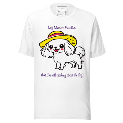 Psia Mama na Wakacjach — Koszulka dla Oddanych Opiekunek - T-Shirt dla miłośników psów - HauHau Style