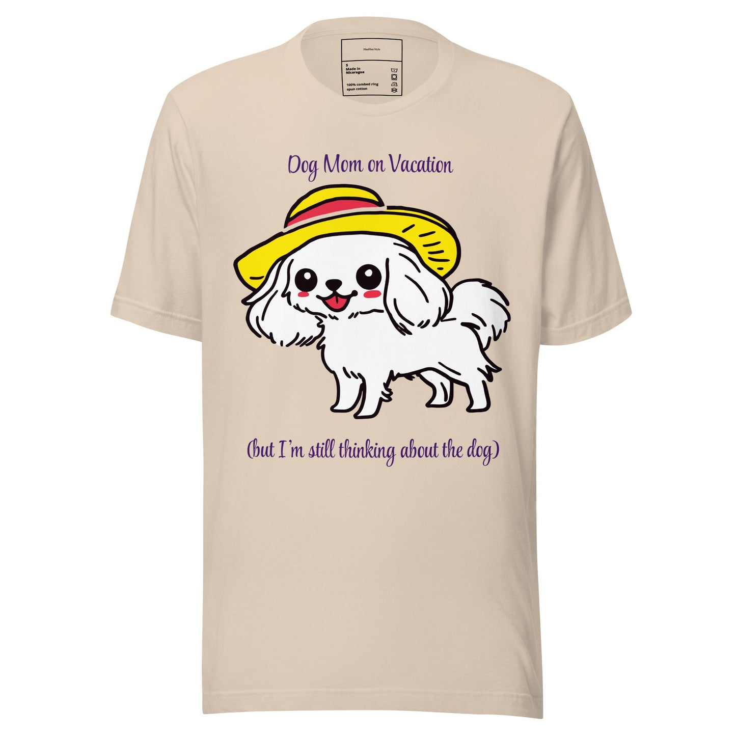Psia Mama na Wakacjach — Koszulka dla Oddanych Opiekunek - T-Shirt dla miłośników psów - HauHau Style