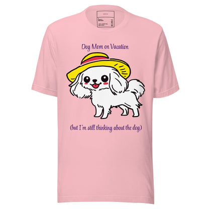 Psia Mama na Wakacjach — Koszulka dla Oddanych Opiekunek - T-Shirt dla miłośników psów - HauHau Style