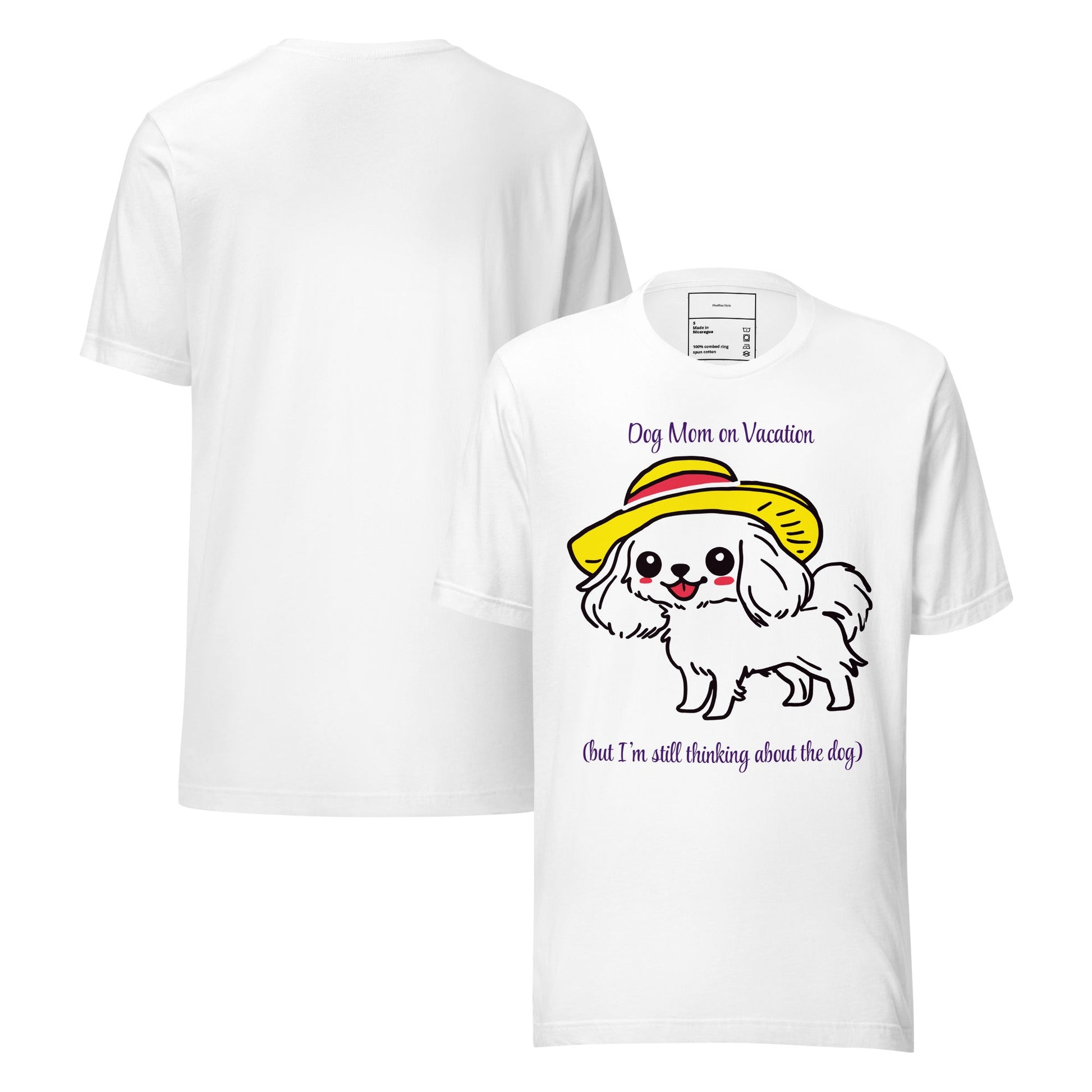 Psia Mama na Wakacjach — Koszulka dla Oddanych Opiekunek - T-Shirt dla miłośników psów - HauHau Style