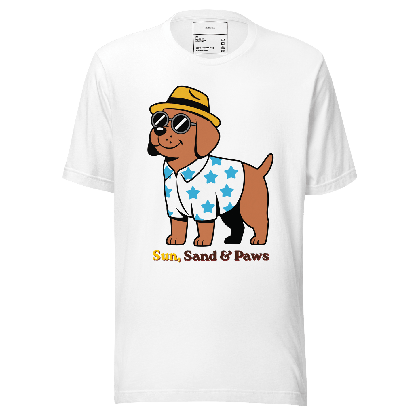 Sun & Paws — Letnia Koszulka dla Psich Przyjaciół - T-Shirt dla miłośników psów - HauHau Style