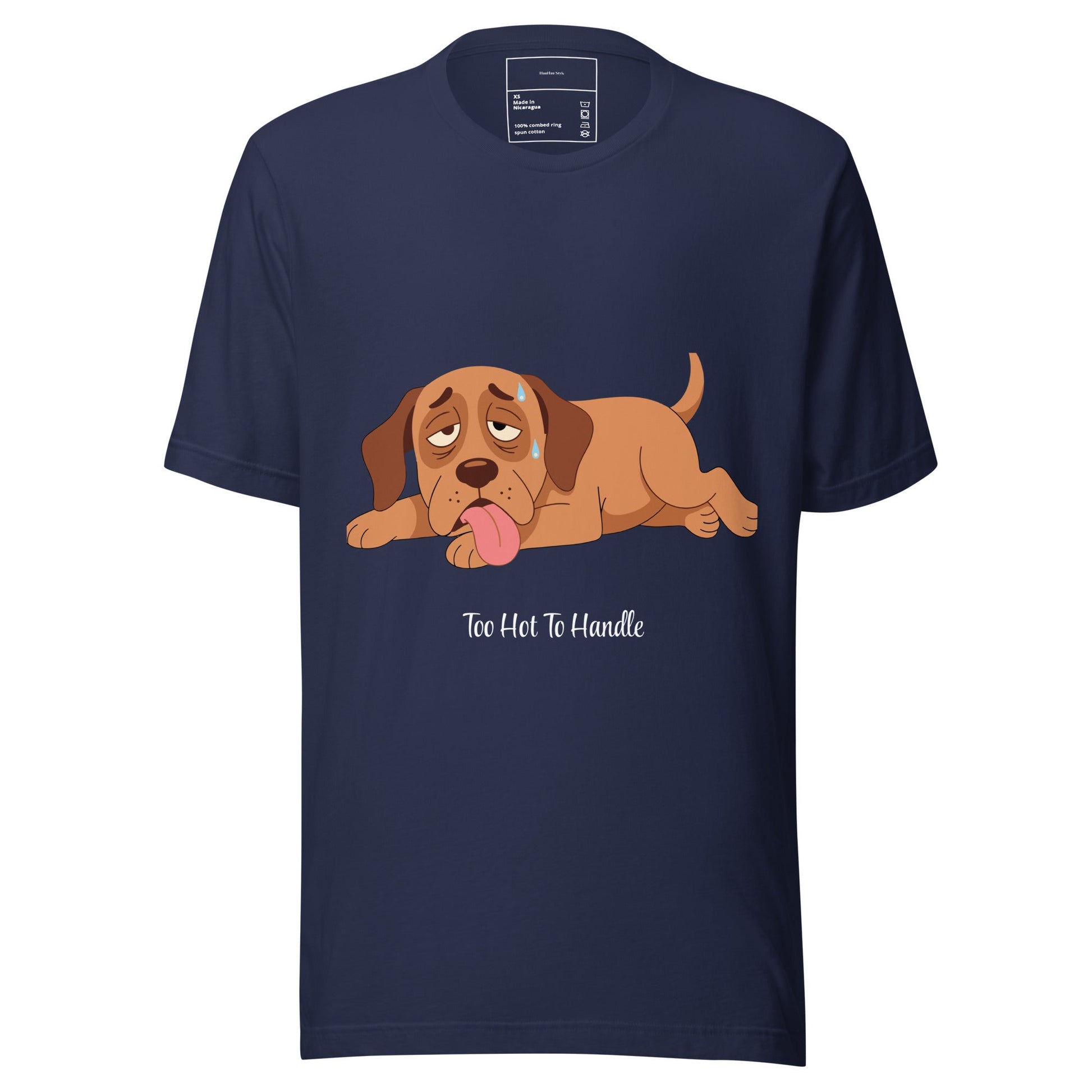 Too Hot To Handle — Koszulka na Upalne Dni - T-Shirt dla miłośników psów - HauHau Style