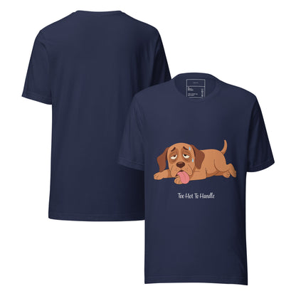Too Hot To Handle — Koszulka na Upalne Dni - T-Shirt dla miłośników psów - HauHau Style