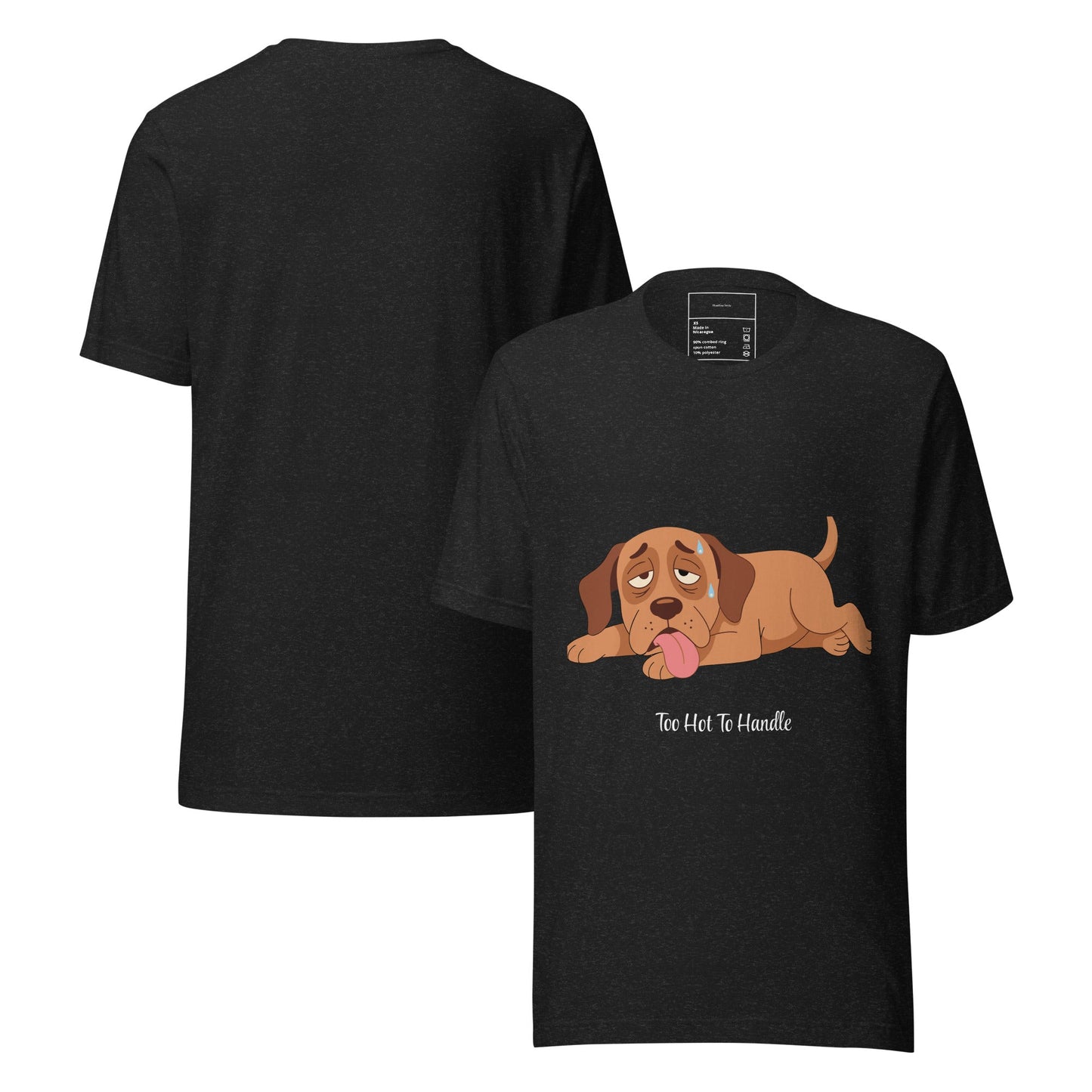 Too Hot To Handle — Koszulka na Upalne Dni - T-Shirt dla miłośników psów - HauHau Style