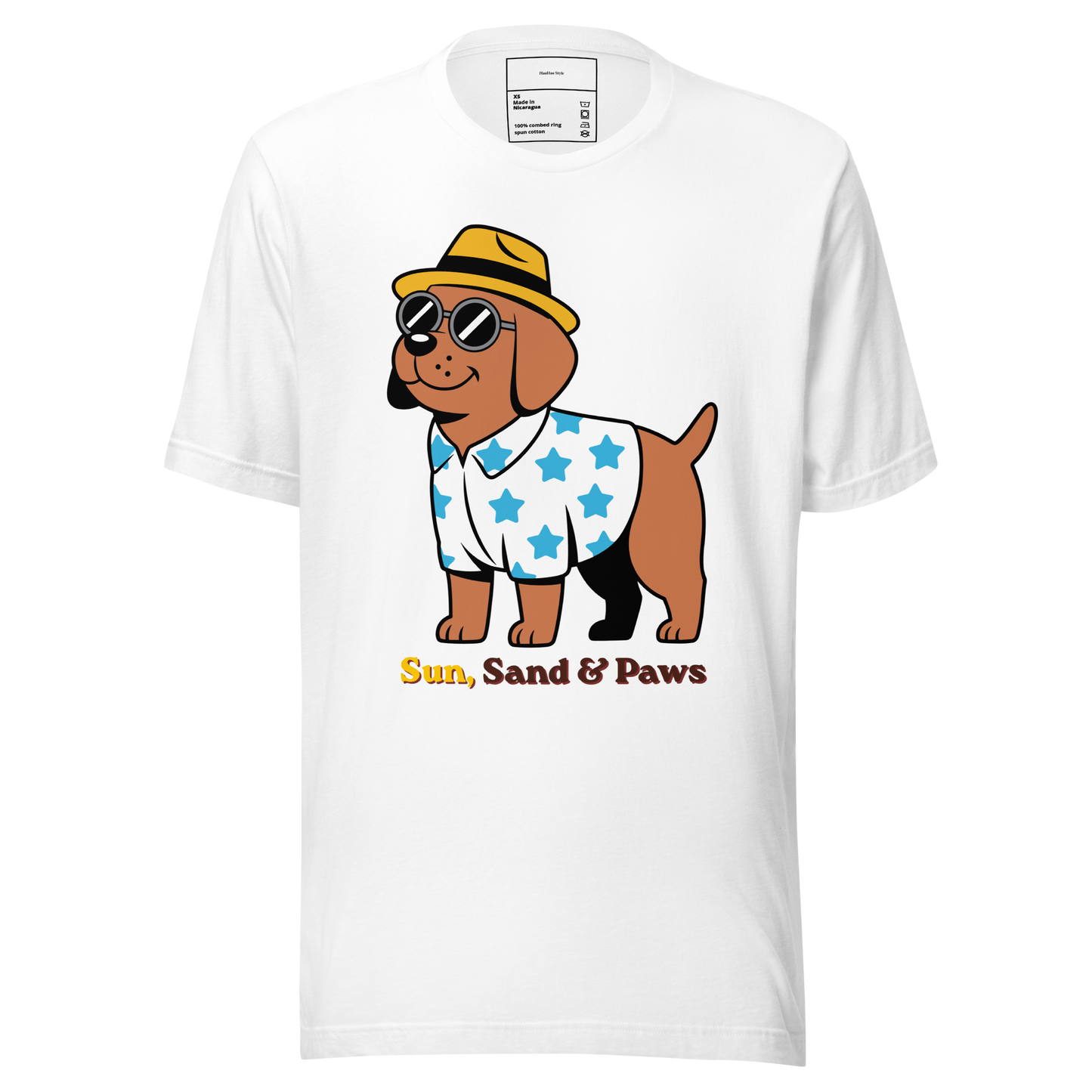 Sun & Paws — Letnia Koszulka dla Psich Przyjaciół