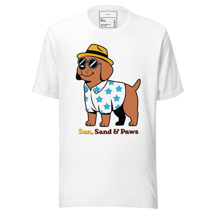 Sun & Paws — Letnia Koszulka dla Psich Przyjaciół