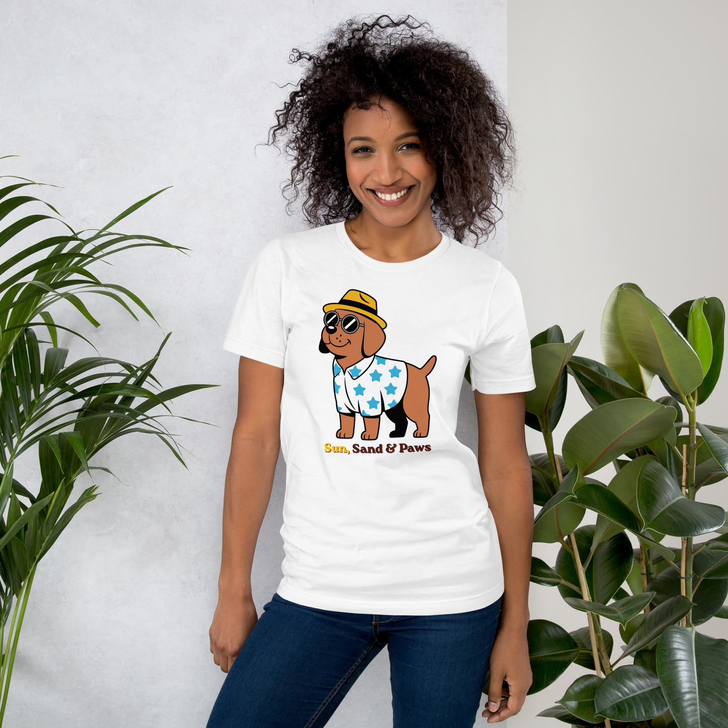 Sun & Paws — Letnia Koszulka dla Psich Przyjaciół